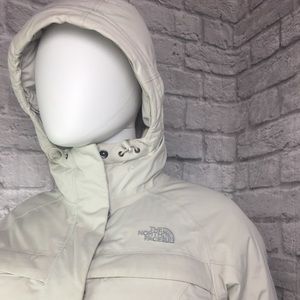 The North Face HyVent Parka Off White  Size: Small